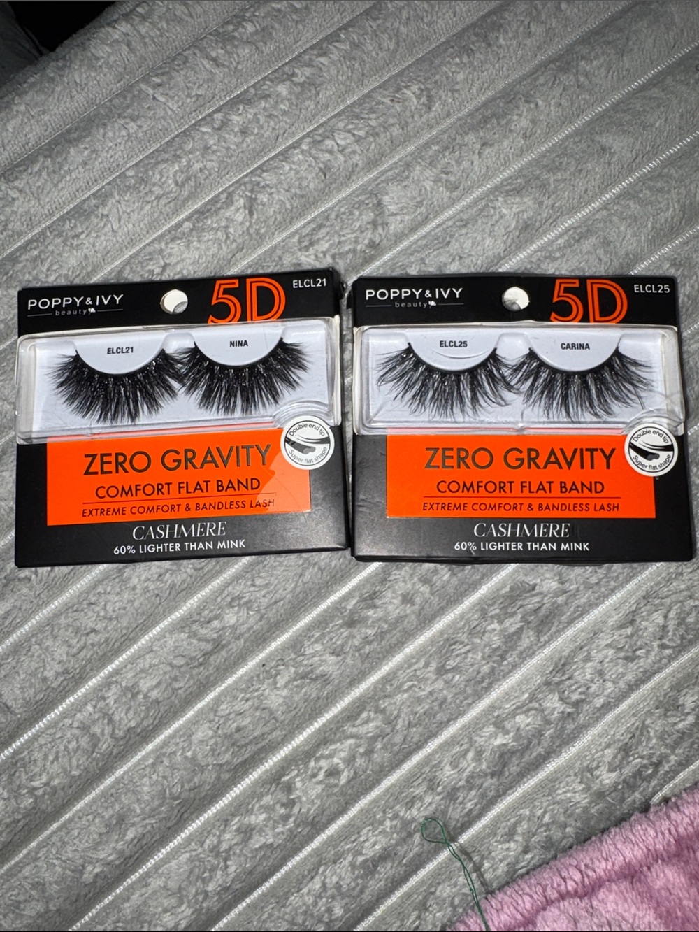 5D Zero Gravity Cashmere Lashes ( 2 packs )